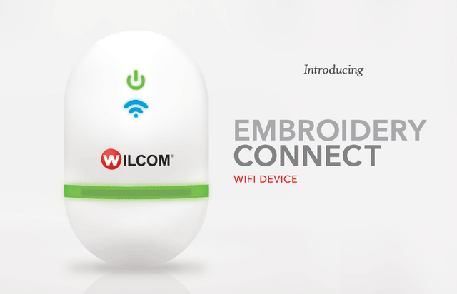 Wilcom EmbroideryConnect WiFi Device for any machine with a USB port