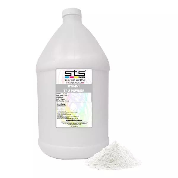 Embroidery Solutions DTF TPU Adheasive White Powder from-STS Ink