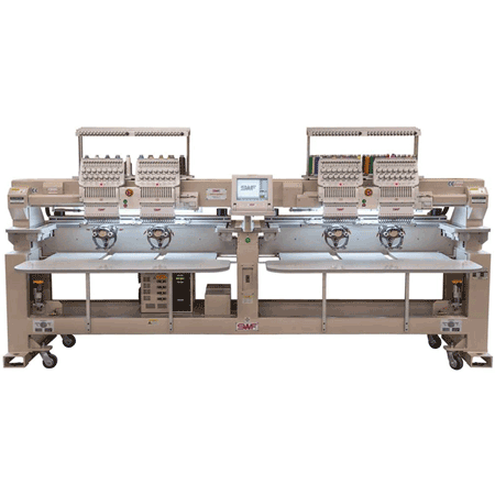 Dual Function SWF Embroidery Machine K Series 2x2 4head 15 Colour machine