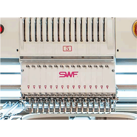 SWF Embroidery Machine Dual Function High Speed Commercial Embroidery Machine 15 needles